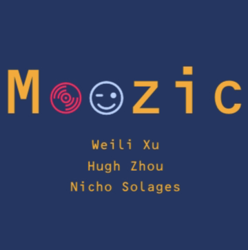 Moozic icon logo: The project that my team is working on for our Emotion Music AI software.